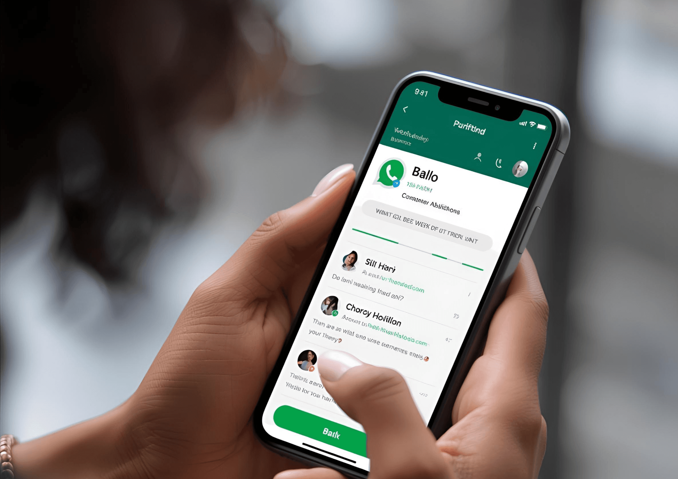 BalloAds WhatsApp marketing preview